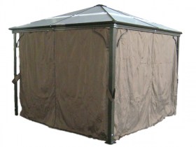 10x10 gazebo finish 